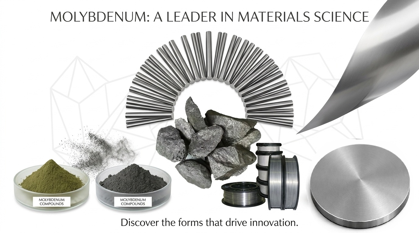 Molybdenum supplier in Canada - ferromolybdenum, oxide, powder, bar, plate, and wire supplied by Centura Worldwide